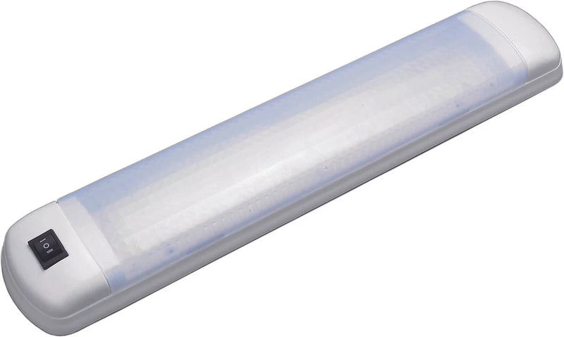 LED Cabin Light Lucky Fluoro Replacement 12/24V 12 LEDs 142 Lumens Switch