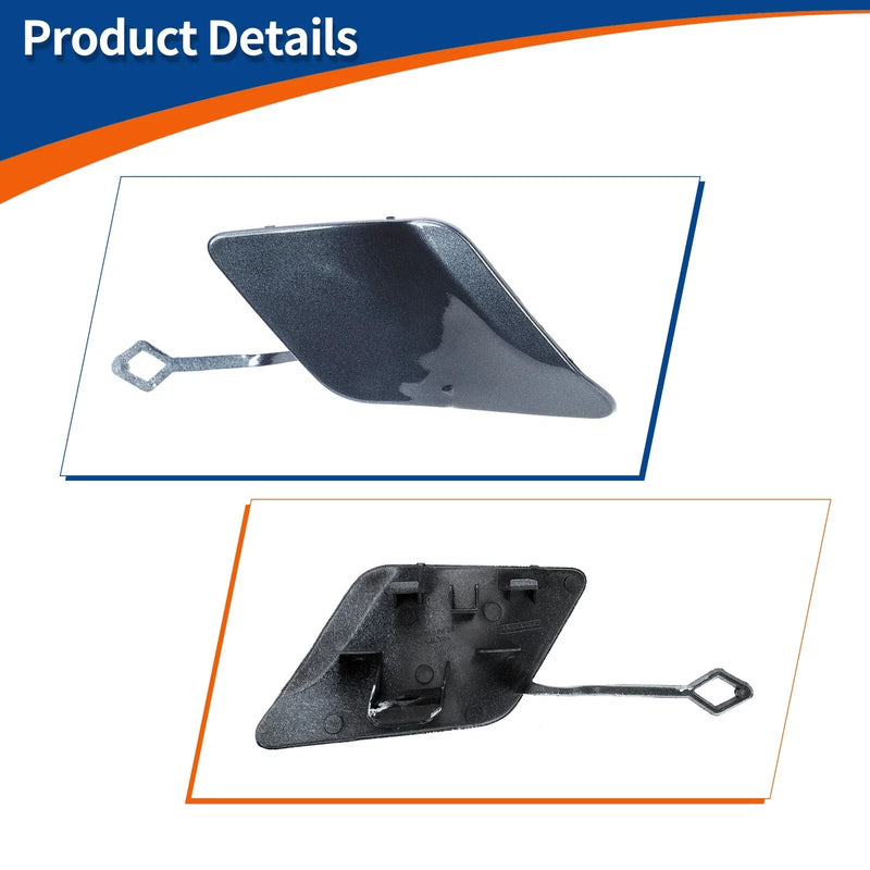 Mercedes-Benz Front Car Bumper Tenorite Grey Tow Hook Cover (2012-2018)