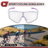 Motorcycle Riding Goggles Light Purple Lens White Purple Frame PC UV400