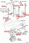 Hilux KUN35 KUN26 KUN25 KUN16 1KD 2KD Fuel Injector
