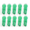 Car Instrument Lights 10 x T5 LED Green Dashboard Gauge Bulbs