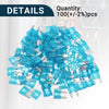 Cars 15A Mini Blade Fuses - Durable Short Circuit Protection - 100 Pcs