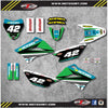 Kawasaki KLX 110 (2010-2021) - STRIKE STYLE Decals Custom Graphic Kit