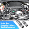 Chevy Silver Tone 1 Set 1/2 NPT Vehicle Heater Hose Fittings Replacement