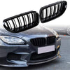 BMW M6 640i 650i F06 F12 F13 Dual Slat Front Kidney Grille (2012-2019)