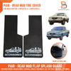 Holden Rodeo TF 1988-2002 Isuzu Pickup Splash Guards Rear Mud Flaps