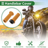 Motorcycle Grips / 7/8" 22mm / Hand Grips Cover Kit TPU Yellow Brown