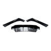 Mercedes Benz E Class 3 x Carbon Look Rear Bumper Diffuser Lip (2024-2025)