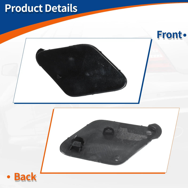 BMW 535i 550i GT Black Front Right Tow Hook Cover