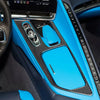 Corvette C8 Carbon Fiber Central Console Gear Shift Panel Cover (2020-2024)