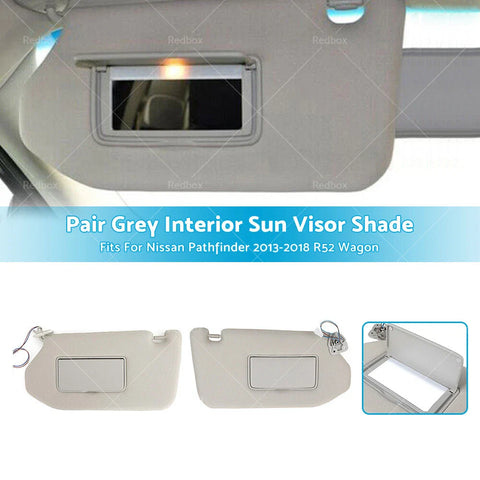 Nissan Pathfinder Interior Sun Visor Shade Grey (2013-2018)
