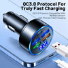 Car Charger 150W 4 USB Ports Type-C