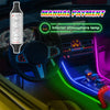 Car Interior - Remote Control Atmosphere Lamp Wireless RGB LED Ambient Light