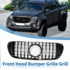 Mercedes-Benz X-Class W470 (2017-2023) Gloss Black Front Upper Bumper Grille