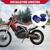 Motorcycle Mini Bike Blue Chain Roller Pulley Tensioner 2 x 8mm 10mm