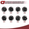 BMW 1 Set M14x1.25 Anti-Theft Wheel Lock Lug Nut
