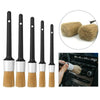 Car Cleaning Wheels Soft Easy Use 5 x Boar Hair Bristle Detailing Brushes