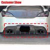 Hyundai Genesis Coupe 2009-2016 Carbon Fiber Rear Bumper Lip Diffuser