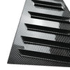 VW Golf 8 MK8 (2020-2022) 2 x Rear Window Side Vent Shutter Louver Cover Trim