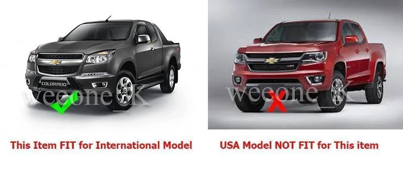 Chevrolet / Holden Colorado 4 x Chrome Door Handle Covers (2012-2015)