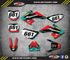 Honda CRF 50 2004-2018 VITAL STYLE Stickers Custom Graphics Full Kit