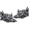 Toyota Hilux 2 x LED Black Projector Headlights (2005–2011)