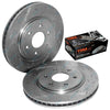 2 Front Brake Rotors + Set Disc Pads Navara D40 Ute 2wd 4x4 2005-12 16" Wheels