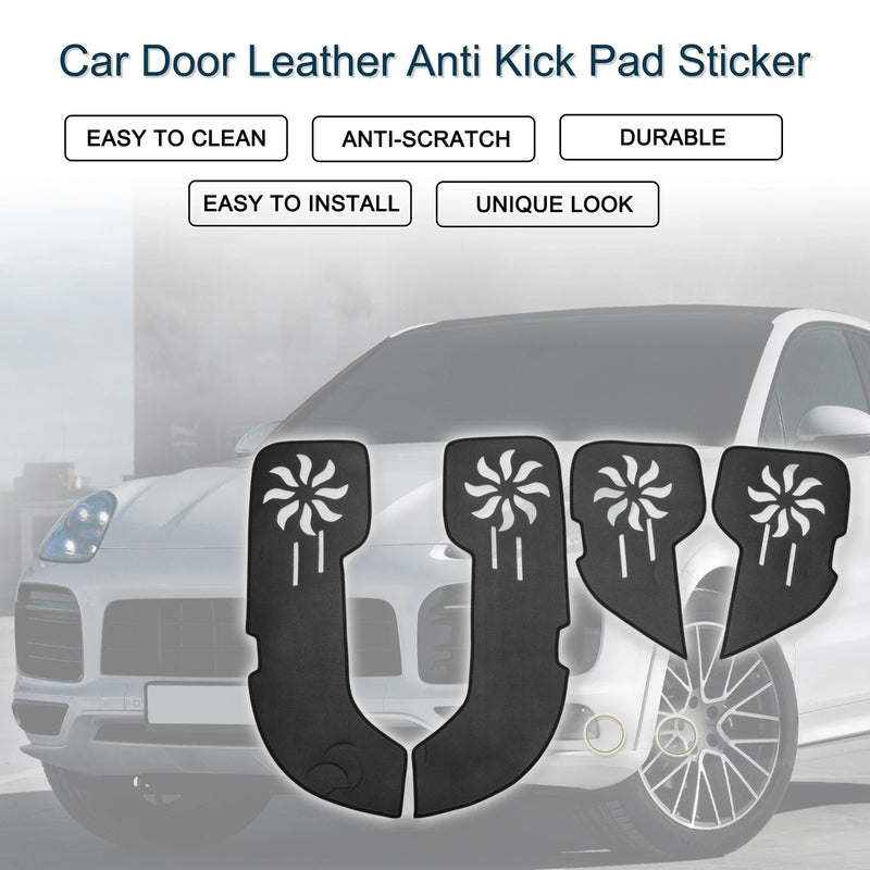 Porsche Cayenne Car Door Leather Anti Kick Pad Sticker (2010-2015)