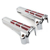 Harley FLHR FLHTK FLHX Red LED Front Lower Fork Leg Covers (2014-2020)