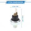 Honda Acura Engine Oil Pressure Sensor Metal Black (1991-1994)