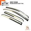 Isuzu D-Max White Pearl Visor Rain Shield Weather Guard (2012-2019)