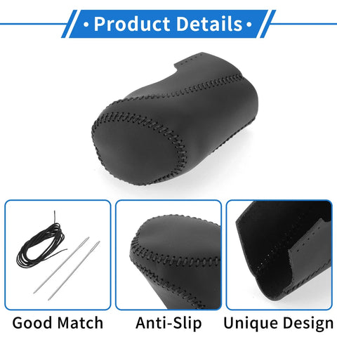 Chevrolet Malibu Gear Shift Knob Cover Black Faux Leather (2016-2020)
