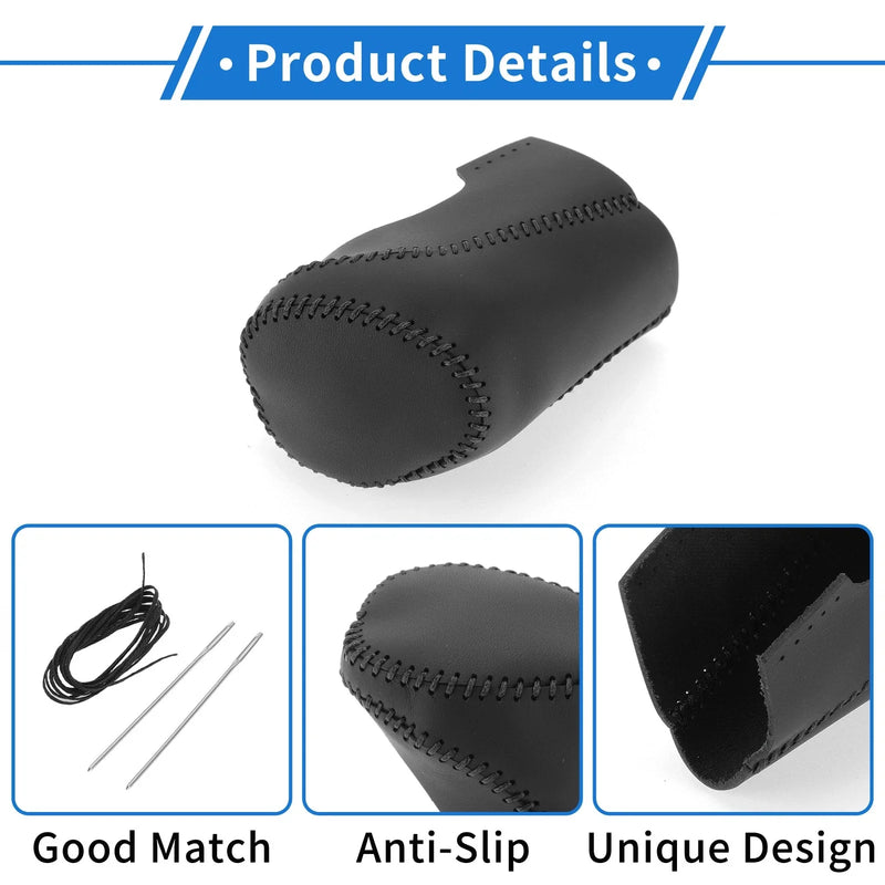Chevrolet Malibu Gear Shift Knob Cover Black Faux Leather (2016-2020)