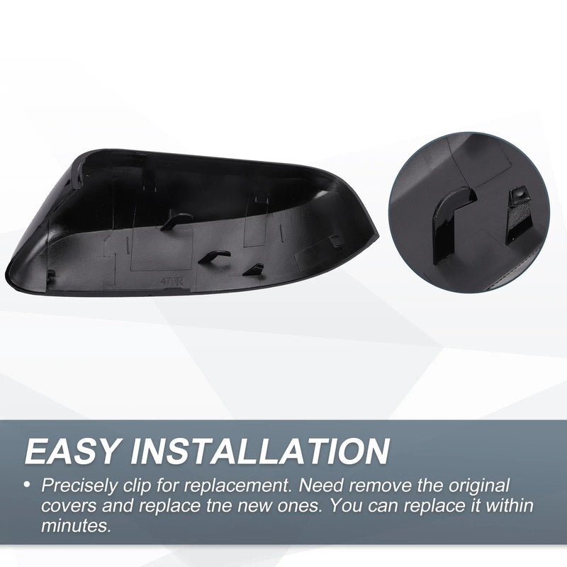Ford Explorer Right Side Rearview Mirror Cover Cap Gloss Black (2016-2019)