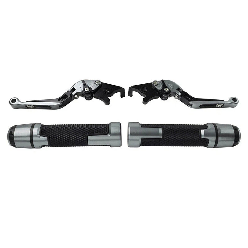 Daytona 675 CNC Titanium Extendable Brake Clutch Levers & Grips (2006-2018)