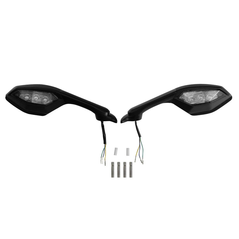 Yamaha YZF R1 (2015-2025) YZF R6 LED Turn Signal Rear View Mirrors (2017-2022)