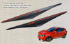 MG ZS (2018-2021) Matte Black Red Side Vent Door Cover Trim