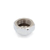 2 x M22x1.0 Thread Metal Motorcycle Steering Wheel Shaft Cap Acorn Hex Nuts