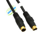1.5M SVHS S-Video Cable 4 pin Lead TV Out Video Mini D Plug Cable GOLD