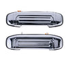 Mitsubishi Pajero Door Handle Outer 2 x Chrome Front Left+Right (1991–2000)