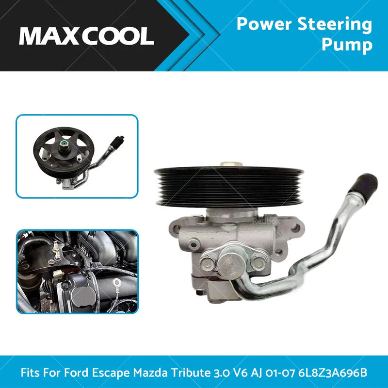 Ford Escape, Mazda Tribute 3.0 V6 Power Steering Pump (2001-2007)