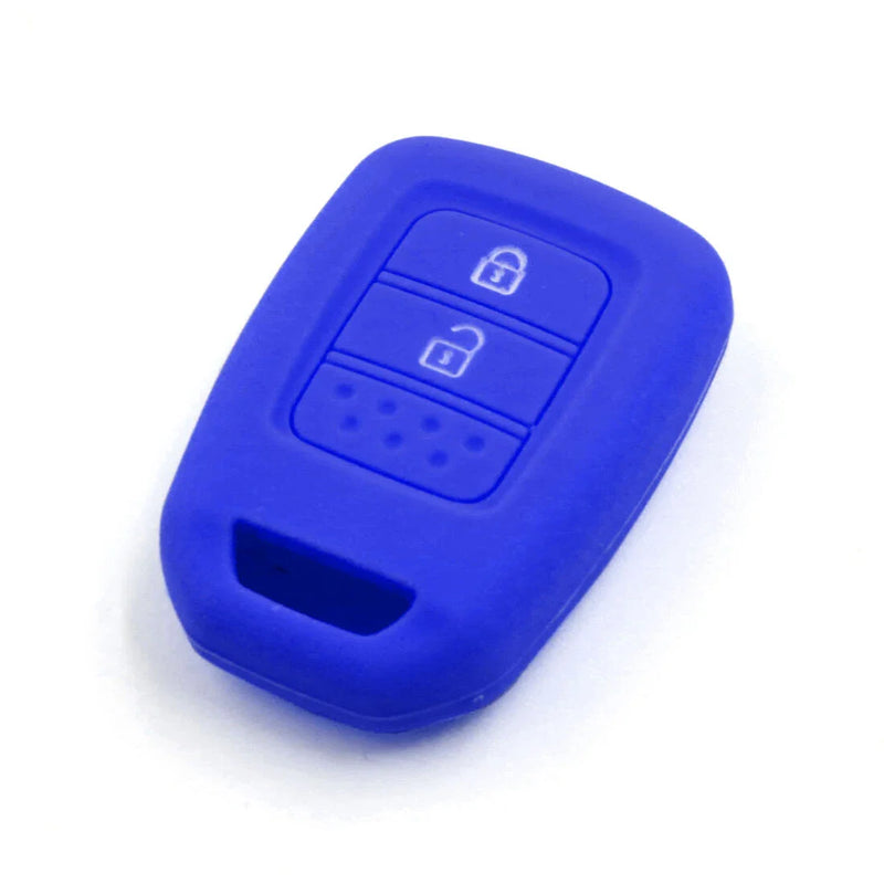Honda Crider, Civic, Jade Blue Silicone Key Fob Cover Case (2016-2023)