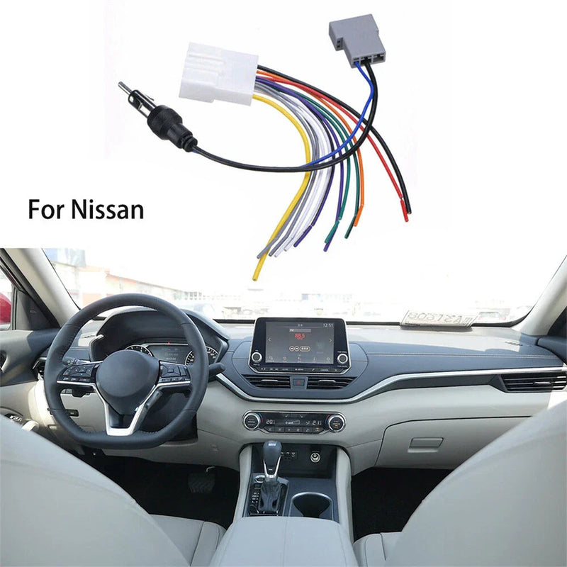 Infiniti Subaru Legacy Nissan 370Z 20 Pins Radio Audio Wire Harness Adapter (2008-2014)