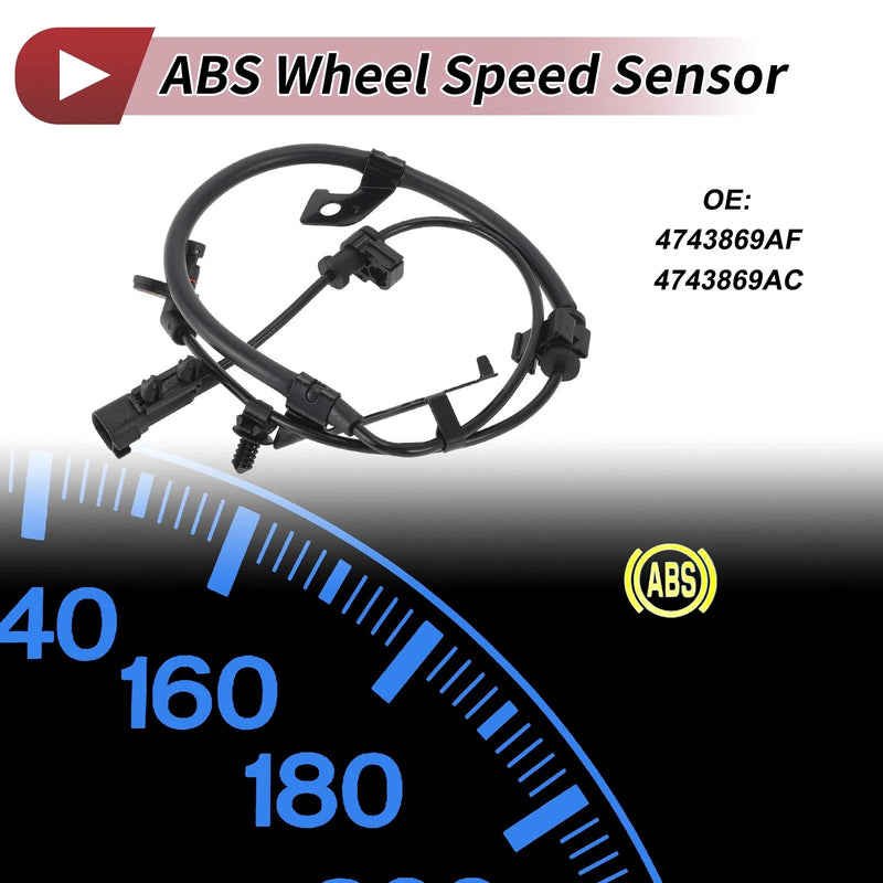 Dodge Journey L4 Rear Left ABS Wheel Speed Sensor (2011-2020)