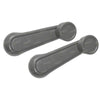 Toyota Hilux LN65 YN65 YN67 2 x Grey Door Window Winder Handles (1983–1988)