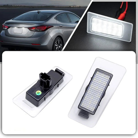 Hyundai Elantra, Kia Forte LED License Plate Lights (2011-2020)