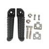 Yamaha YZF R1 R6 (1998-2025) Black Driver Passenger Footpegs (2003-2020)
