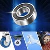 4 Pcs 15.857x34.925x11.112mm Single Row Deep Groove Ball Bearings