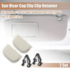 Ford Fusion Beige Iron Sun Visor Cap Clip Retainer (2013-2016)