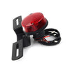 Bobber Chopper Cafe Racer 12V Round Red Motorcycle Brake Tail Light (N/A)